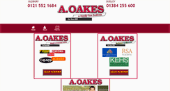 Desktop Screenshot of aoakes.co.uk